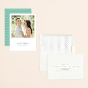 "Pure Simplicity" - Save the Dates in Noir by Roxy Cervantes - Assembled