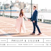 "Between the Lines" - Save the Dates in Blazer by Fine and Dandy Paperie - Detail