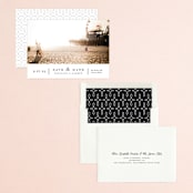 "Bottom Line" - Save the Dates in Vanilla by Jennifer Wick - Assembled