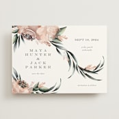 "Maya Rustica" - Save the Dates in Rose by Petra Kern - Front