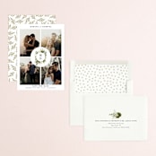 "Enchanted Greenery" - Save the Dates in Frost by Susan Moyal - Assembled
