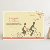 "Journey Together" - Save the Dates in Buttercream by Letter19Design - Front