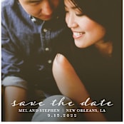 "Script Frame" - Save the Dates in Vanilla by Chasity Smith - Detail