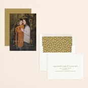 "Statement" - Save the Dates in Caramel by Lauren Chism - Assembled