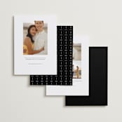 "Focal" - Save the Dates in Pearl by Christie Garcia - Back of Card Options