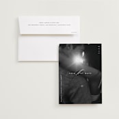 "Focal" - Save the Dates in Pearl by Christie Garcia - Save the Date with Envelope