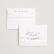 "Elegant Fete" - Save the Dates in Pearl by Brooke Chandler - FREE Recipient Addressing