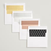 "Elegant Fete" - Save the Dates in Pearl by Brooke Chandler - Envelope Liner Options