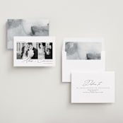 "Simple Two" - Save the Dates in Noir by Emily Betts - Assembled