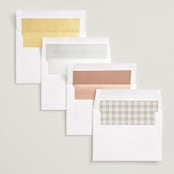 "Photo Booth" - Save the Dates in Buttercream by Jessica Williams - Envelope Liner Options