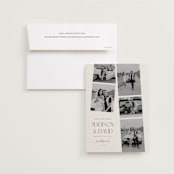"Photo Booth" - Save the Dates in Buttercream by Jessica Williams - Save the Date with Envelope