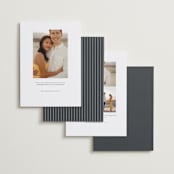 "passionate" - Save the Dates in Midnight by Pixel and Hank - Back of Card Options