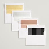 "Photo Strips" - Save the Dates in Dovetail by Amy Payne - Envelope Liner Options
