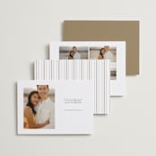 "Enchanted Love" - Save the Dates in Cloud by Ashlee Townsend - Back of Card Options
