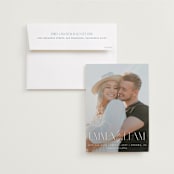 "hand in hand" - Save the Dates in Pearl by Brooke Chandler - Save the Date with Envelope