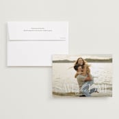 "Stacked class" - Save the Dates in Sugar by Jessica Williams - Save the Date with Envelope