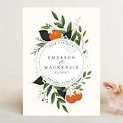 "Orange Blossoms" - Save the Dates in Pearl by Susan Moyal - Front