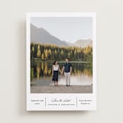 "Simple Columns" - Save the Dates in Alabaster by Erica Krystek - Front