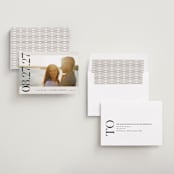 "All Stacked Up" - Save the Dates in Ivory by Pixel and Hank - Assembled