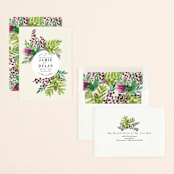 "Wedding Watercolors" - Save the Dates in Almond by Alexandra Dzh - Assembled