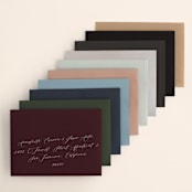 "Wedding Watercolors" - Save the Dates in Almond by Alexandra Dzh - Colored Envelopes Available