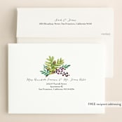 "Wedding Watercolors" - Save the Dates in Almond by Alexandra Dzh - FREE Recipient Addressing