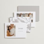 "Monterosso" - Save the Dates in Cloud by Kate Ahn - Back of Card Options