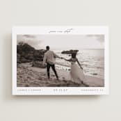 "Pano" - Save the Dates in Pearl by Nicole Walsh - Front