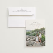 "A Day to Remember" - Save the Dates in Charcoal by Brandy Folse - Save the Date with Envelope
