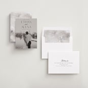 "All our love" - Save the Dates in Ebony by Maja Cunningham - Assembled