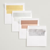 "All our love" - Save the Dates in Ebony by Maja Cunningham - Envelope Liner Options