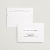 "Nameplate" - Save the Dates in Linen by Blustery August - FREE Recipient Addressing