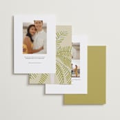 "Heated" - Save the Dates in Mellow by Inkblot Design - Back of Card Options