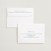 "Side Stack" - Save the Dates in Snow by Alethea and Ruth - FREE Recipient Addressing