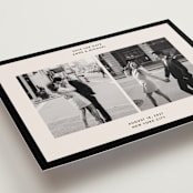 "Borough" - Save the Dates in Tuxedo by Inkblot Design - Detail