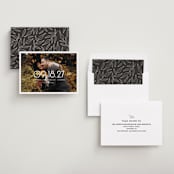 "Presenting" - Save the Dates in Snow by Lisa Assenmacher - Assembled