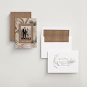 "Tropical Rattan" - Save the Dates in Rattan by Elly - Assembled