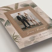 "Tropical Rattan" - Save the Dates in Rattan by Elly - Detail
