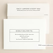 "Cinematic" - Save the Dates in Dove by Jessica Ogden - FREE Recipient Addressing