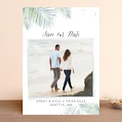 "Sunny Wedding" - Save the Dates in Seafoam by My Splendid Summer - Front