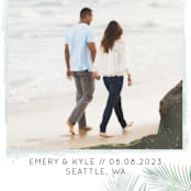 "Sunny Wedding" - Save the Dates in Seafoam by My Splendid Summer - Detail