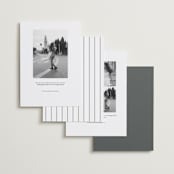 "simple" - Save the Dates in Fog by Sumak Studio - Back of Card Options