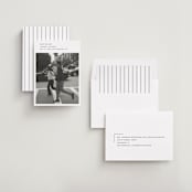 "simple" - Save the Dates in Fog by Sumak Studio - Assembled