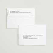 "simple" - Save the Dates in Fog by Sumak Studio - FREE Recipient Addressing