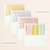 "Ice Cream Parlour Pastels" - Save the Dates in Pastel by Phrosné Barwood - Envelope Liner Options