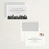 "Big City - New York City" - Save the Dates in Light Taupe by Hooray Creative - Assembled