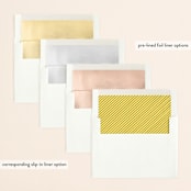 "Big City - Los Angeles" - Save the Dates in Lemondrop by Hooray Creative - Envelope Liner Options