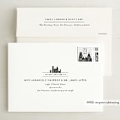 "Big City - Atlanta" - Save the Dates in Light Taupe by Hooray Creative - FREE Recipient Addressing