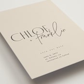 "Layered" - Save the Dates in Natural by Kelly Schmidt - Detail
