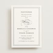 "Eloquence" - Save the Dates in Vanilla by Kimberly FitzSimons - Front